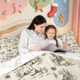 thumbnail image 5 of Manfei Xmas Winter Holiday 7-Piece Twin Bedding,Cute Animals Bedding Comforter Set,Xmas Reversible, 5 of 7