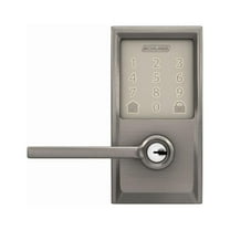 Schlage FE789WBVCEN619LAT Encode Smart Wi-Fi Entry Door Lock, Century Lever, Satin Nickel - Quantity 1