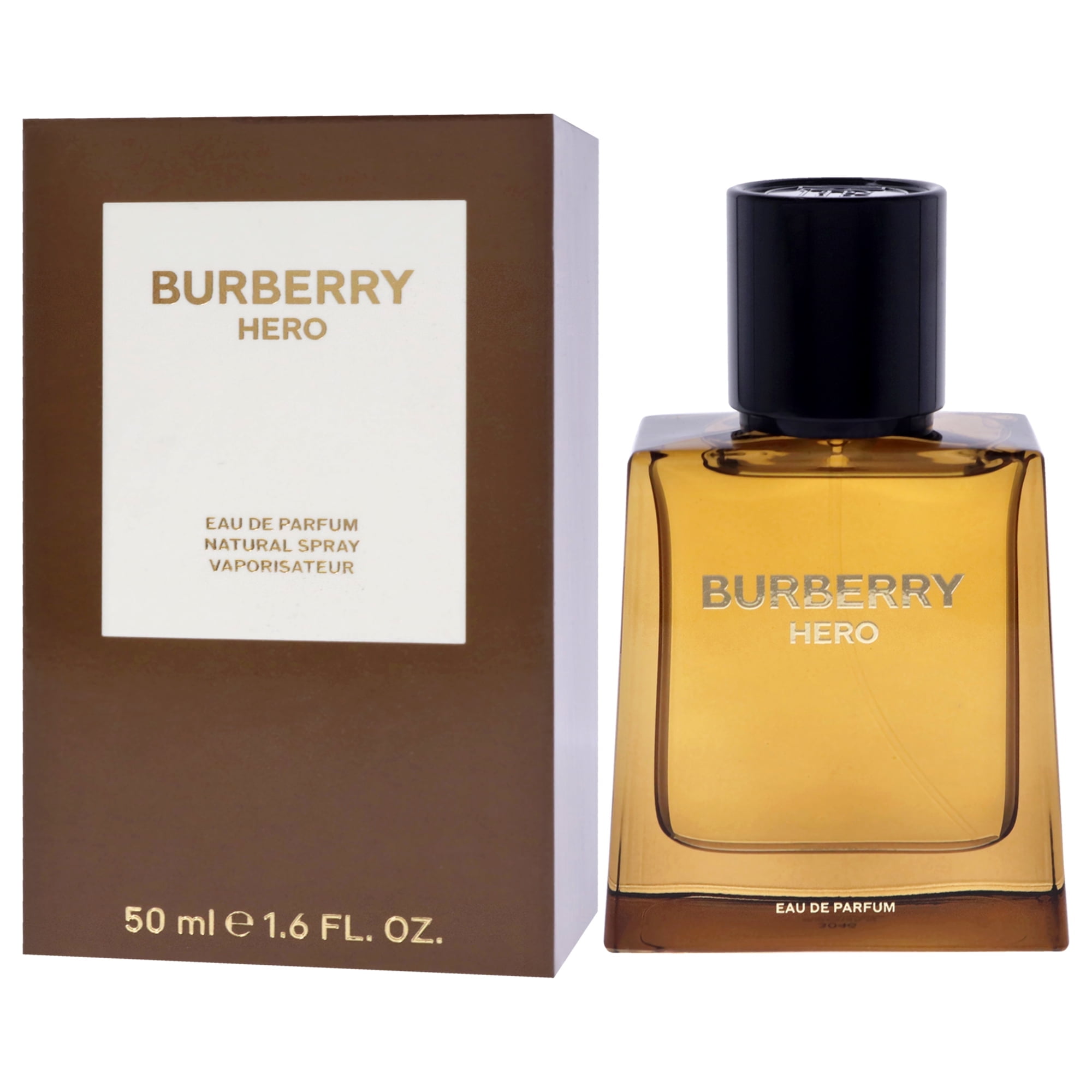 Burberry Hero Men's Perfume, Amber Woody Fragrance, 1.7 oz Spray