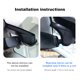 thumbnail image 2 of Soporte para teléfono de coche Espejo retrovisor Soporte para teléfono móvil Estirable (Blanco), 2 of 7