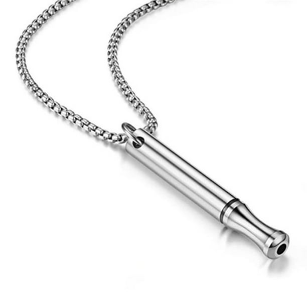 Sonducket Collar Breathlace para dejar de fumar, collar para dejar de fumar, abrazar la libertad, aliviar el estrés, respirar Ropa, zapatos y accesorios Miscelánea plata