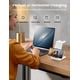 thumbnail image 4 of Estación de carga inalámbrica para Apple soporte de cargador inalámbrico 3 en 1 para iWatch 7/6/SE/5/4/3/2 iPhone 14/13/12/11/X/8/SE Series AirPods 3/Pro/2, 4 of 7