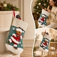 thumbnail image 6 of Miwamany Velvet 3D Cartoon Christmas Stocking Flannel Gift Bag Hanging Ornament for Tree Fireplace Holiday Decor Indoor Winter Festive, 6 of 6