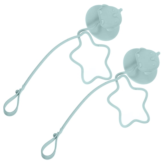 LEORX 1pair Spoon Holder Strap Reusable Highchair Accessory for Convenient Utensil Storage Safe Design for Training