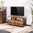 thumbnail image 2 of Costway Dresser TV Stand Media Console Table Organizer w/2 Storage Drawer & Open Shelves, 2 of 10