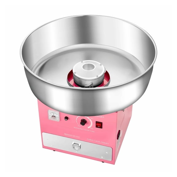 Commercial Cotton Candy Machine Sugar Floss Maker 1000W for Party Home Pink