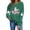 X96-NSLGXD Army Green Halloween Sweatshirt Women, variant on NSLGXD Halloween Sweatshirts for Women Plus Size Ghost Graphic Pullovers Vintage Work Round Neck Long Sleeve Shirt Tops Halloween Costumes