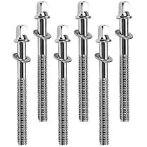 SOPOTUTU 6pcs Snare Drum Screws Metal Silver for Professional Use