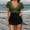 Army Green, variant on Sentmoon Women's Swimsuit with Built in Bra Spaghetti Strap Plus Size Short Sleeve Bikini for Women Women Bathing Suits Sun Protection Swimsuits Blackless Swimwear for Plus Size & Curvy Figures