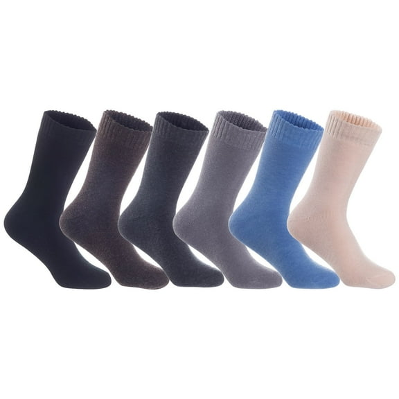 The Most Gorgeous Soft Strong Women's Wool Crew Socks LK0602 Size 6-9