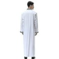 thumbnail image 2 of Muslim Mens Islamic S Long Robe Thobe Kaftan Clothes, 2 of 2