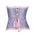 thumbnail image 4 of Fajas Para Mujer, Entrenador de Cintura Con Control de Barriga, Mono Erógeno Vintage Gótico Para Fiesta, Corsé Ajustado Con Cordones Florales, Top de Tubo Tipo Corpiño Odeerbi ODB142954, 4 of 5