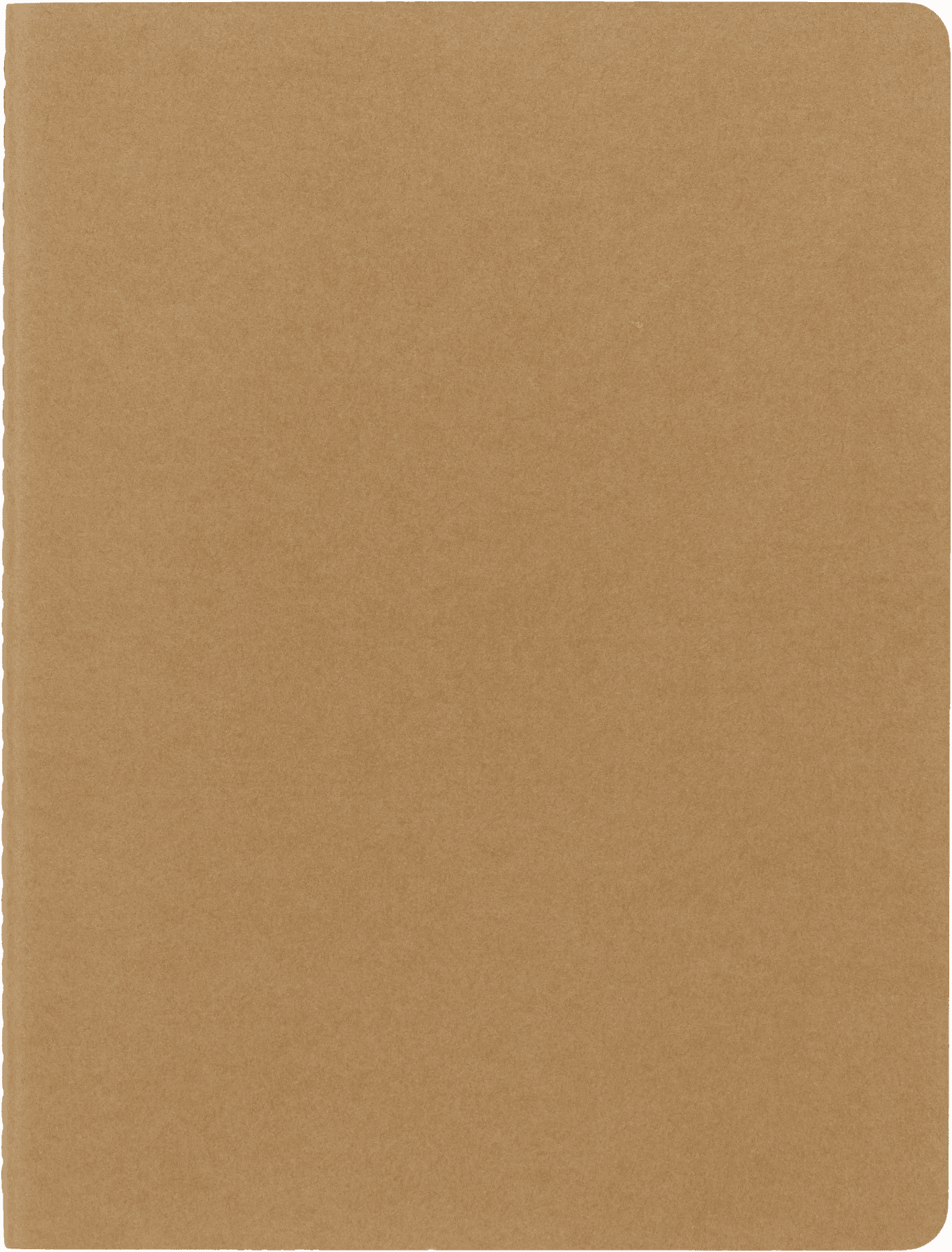 Moleskine Cahier Journals (Set of 3), XL (7.5" x 10"), Ruled, Kraft Brown