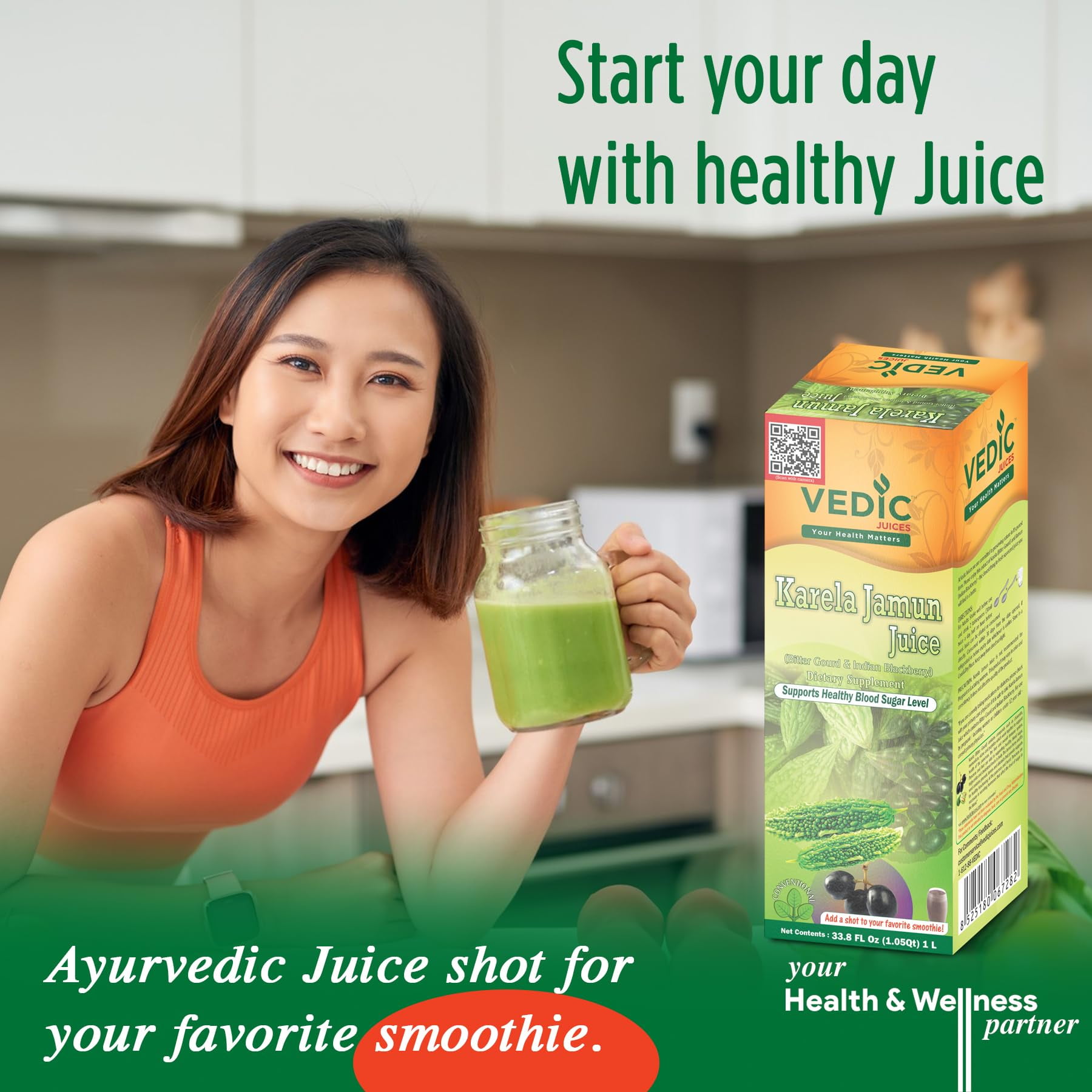 Vedic Karela Jamun Blend Juice 1L