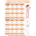 thumbnail image 3 of UVN Fall Pajama Set for Women Embroidered Floral Button Up Tops with Drawstring Pocket Pants Ladies Casual Lounge Set, 3 of 9