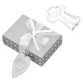 thumbnail image 6 of OFFIGAM Crystal Cross Adornment Transparent 2 Sets Home Decor Religious Ornament 1.97X1.38X0.59in, 6 of 10