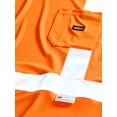 thumbnail image 2 of Genuine Dickies Men's Hi-Vis Workwear Long Sleeve Safety Tee with 3M Scotchlite Reflective Taping, 2 of 7
