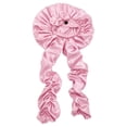 thumbnail image 2 of Satin Bonnet with Long Ruffle Ties, Adjustable Sleep Cap for Curly Hair Braids, Soft Satin Hair Wrap Bonnet, 2 of 6
