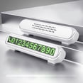 thumbnail image 7 of Yesfashion Temporary Car Parking Card Telephone Number Card Night Light Car Phone Number Card Hidden Number Plate, 7 of 7