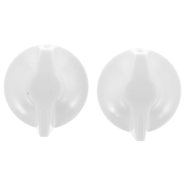 LOLIPPYY 2Pcs White Universal Timer Knobs Replacement for Cooker Stove Heater Control Easy Installation