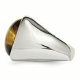 thumbnail image 3 of Stainless Steel Tiger's Eye Ring Size 11, 3 of 6