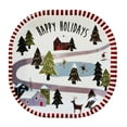 thumbnail image 4 of Kane Home Christmas 8-inch Melamine Appetizer Plates 4 Piece Gingerbread House Snowman Multi-Color, 4 of 6