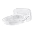 thumbnail image 4 of Luzkey Security Camera Floating Shelf Router Wall Shelf Easy Installation Speakers Storage Organizer for Home Living Room Bathroom Clear, 4 of 8