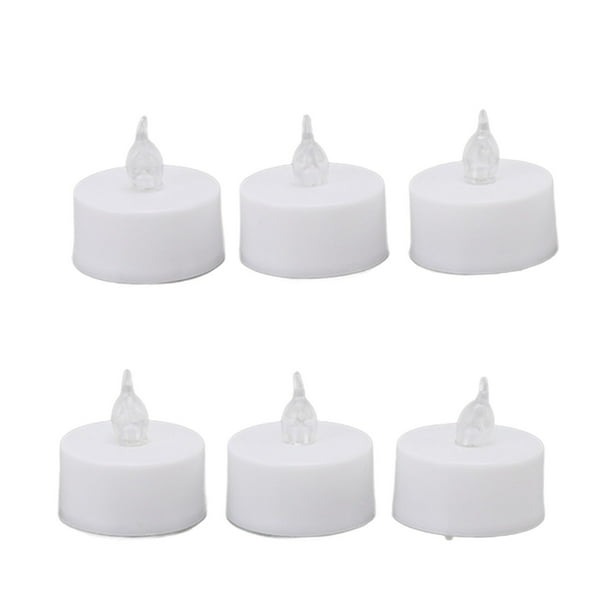 Velas de té sin llama, 12 piezas de velas de té LED sin llama, luz de vela sin llama, valor inmejorable