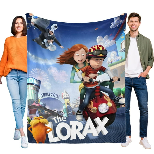 El Lórax anti-pilling, suave, ligera, esponjosa y acogedora de lujo para hogar y cocina – Perfecta para niños y adultos,70X110cm