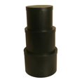 thumbnail image 1 of Wald Imports SP0059 Stacking Boxes with Lids, Black - Set of 3, 1 of 1
