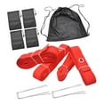 thumbnail image 1 of Lipstore Beach Volleyball Court Lines Kit Accessory 16M and 8M Webbing Strap Red, 1 of 8