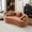 65" Coral Pink Chenille, variant on Timbernest 79" Modular Sofa Deep Seat, Curved Sofa Living Room, Modern Cloud Couch, No Assembly, Orange