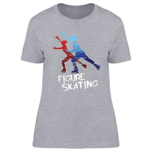 Figure Skating Male And Female T-Shirt Women -Image by Shutterstock, Female x-Large