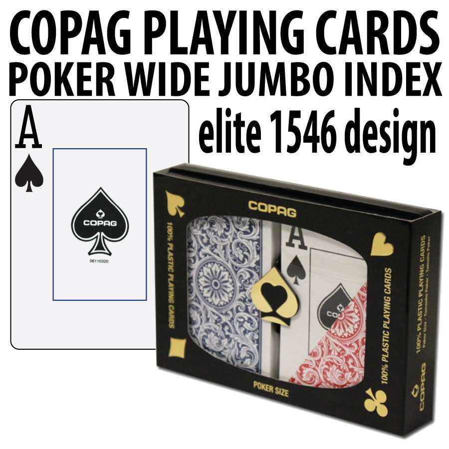 Sudan inch relax Copag Playing Cards Elite Poker Red/Blue Jumbo Index | Walmart Canada