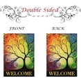 thumbnail image 2 of Colorful Rainbow Tree Branch Double Sided Garden Yard Flag 12" x 18", Abstract Tree of Life Summer Spring Autumn Decorative Garden Flag Banner for Outdoor Home Decor Party, 2 of 5