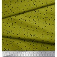 thumbnail image 3 of Soimoi Purple Cotton Duck Fabric Polka Dots Printed Craft Fabric by the Yard 56 Inch Wide, 3 of 3
