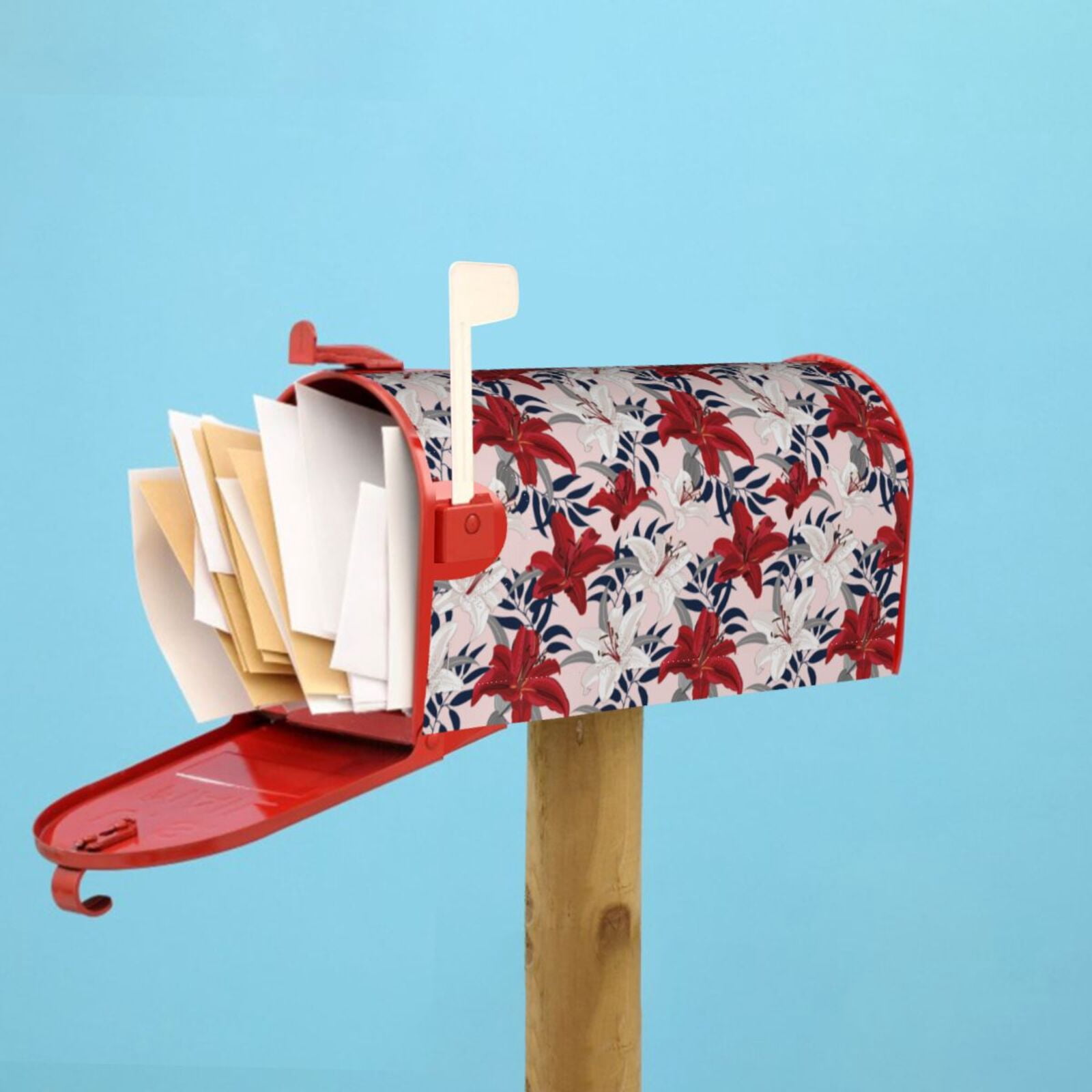 Kdxio Magnetic Mailbox Cover 21x18 in Mailbox Cover Outdoor Decoration Holiday Mailbox Covers for Home Garden Yard-21x18 in