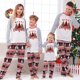 thumbnail image 1 of 2023 Family Christmas Matching Outfits Santa Tree Print Sleepwear Parent-child Pajamas Set Baby Romper Xmas Family Look Clothes, 1 of 4