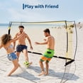 thumbnail image 2 of GloryStar 3-in-1 Soccer Rebounder Net & Goal, Dual-Function Fast Rebound Net and Durable Steel Frame Trainer for Backyard, Field, and Players of All Ages or Skill Levels, 2 of 7