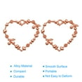 thumbnail image 4 of Uxcell Heart Flower Shape Alloy Open Back Bezel Pendants DIY Hollow Frame, Light Gold 20 Pack, 4 of 5