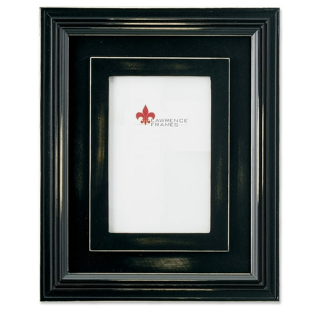 Dimensional Rustic Black Wood 8x10 Picture Frame