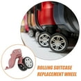 thumbnail image 5 of WEUVEB 2Pairs Rose Gold Suitcase Caster Wheels Replacement Quiet Smooth Swivel Design, 5 of 8