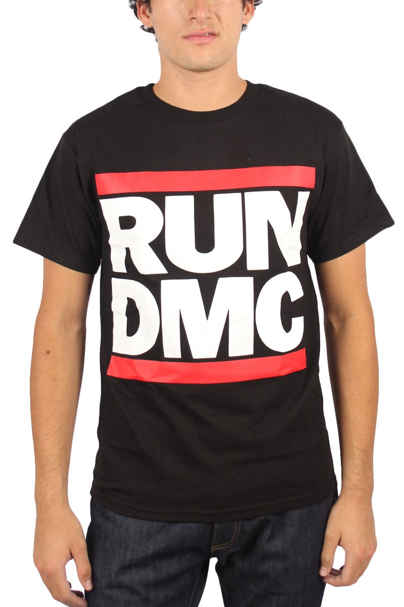 Run DMC - Mens Logo T-Shirt in Black 