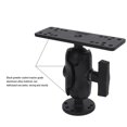 thumbnail image 3 of Fish Finder Mount High Strength C Type 1.5 Inch Ball Head Long Arm Marine Electronics Mount Replacement for Kit T Bolt, 3 of 7