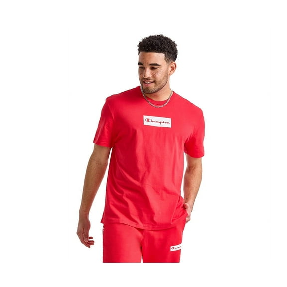 Champion Lightweight Sleeve Mens Active Shirts & Tees Size XL, Color: Red/White