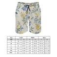 thumbnail image 7 of JRXY Men's Floral Wallpaper Beach Shorts Pajama Bottom Pants with Drawstring & Pockets l, 7 of 7