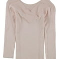 thumbnail image 3 of Tommy Hilfiger Womens Reverse Shawl Pullover Sweater, Pink, X-Large, 3 of 3