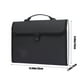 thumbnail image 3 of Tote Organizer Bag | 13 Compartment Classic Business Insert Buckle | Blue Plastic Document Holder | Fits A4 Letter Size | Labeling Included | Measures 12.99x9.45x1.18 in | Secure Snap Closure, 3 of 9