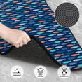 thumbnail image 3 of Fuzoiu Colorful Fish 3 Print Carpet Floor Mats for Car,Car Foot Mat Set,Universal Fit 4 Piece Mat Pad Set,Fits Most Cars Trucks Vans Sedans SUV Auto Carpet Mat Se, 3 of 7