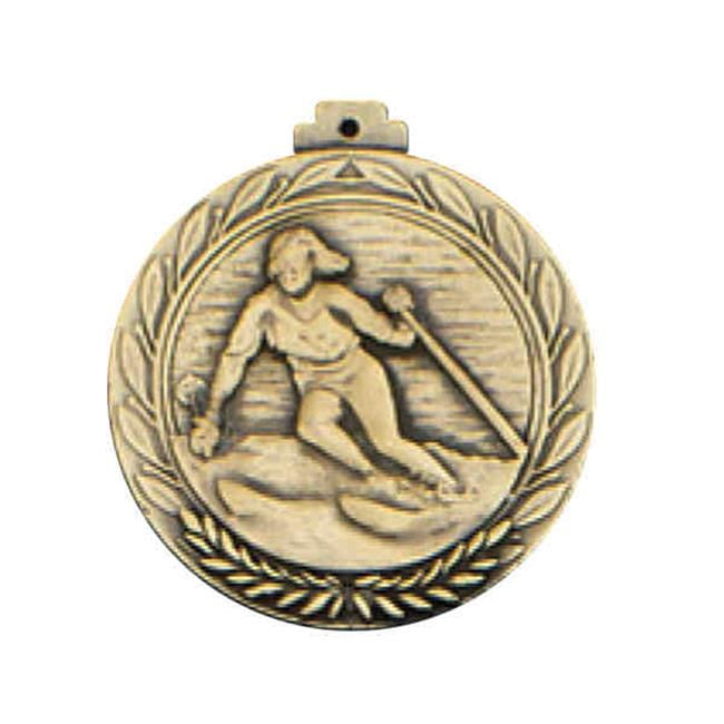 Awards Etc. ASKIF SKI FEMALE MEDALLION with RIBBON Pack of 10 by Awards Etc.